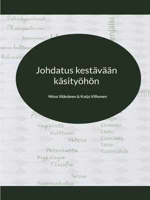 cover image of Johdatus kestävään käsityöhön